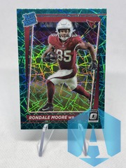 2021 Donruss Optic Teal Velocity #217 Rondale Moore Rated Rookie Cardinals